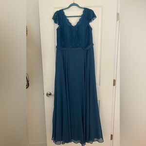 NWT Azazie Cheryl A-line Chiffon Gown Bridesmaid